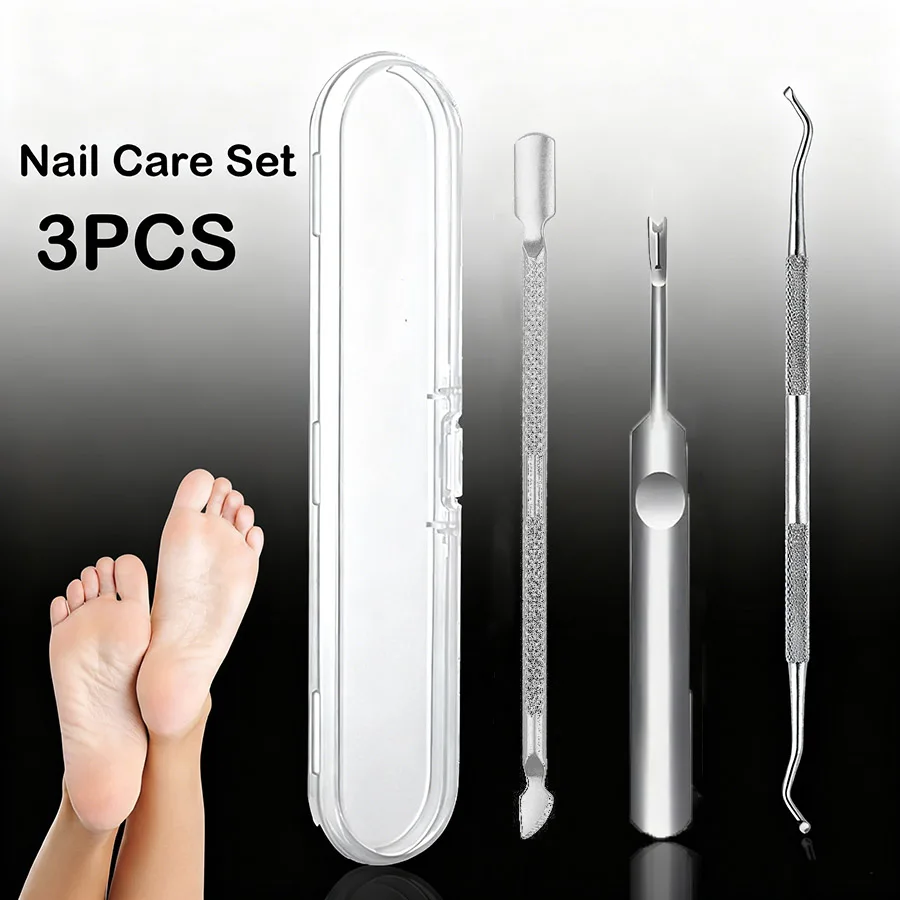 Nail Professional Stainless Steel Nail Cutter Scissor Nippers Muti Function Cuticle Pusher Remover Nail Care Manicure Tools Kits