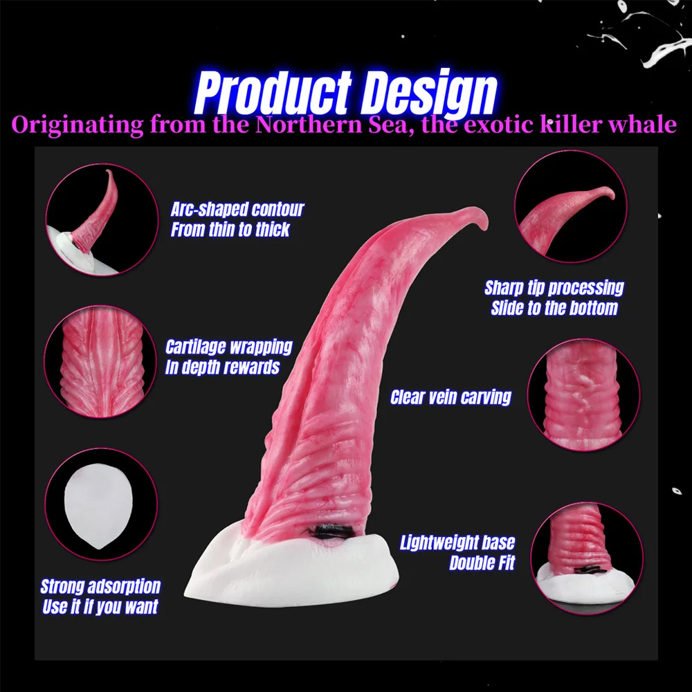 NSFU 5 أحجام الحوت دسار المكونات الشرج XXL الشرج موسع لينة بعقب المكونات البروستاتا المهبل تحفيز معدات الاستمتاع واللعب الجنسي للنساء الرجال #2