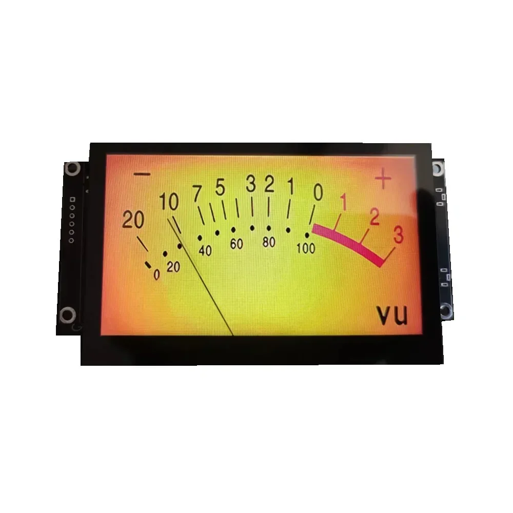 4.3-inch Voice-activated Analog VU LCD Color Spectrum Module Level Spectrum 5V for Power Amplifier