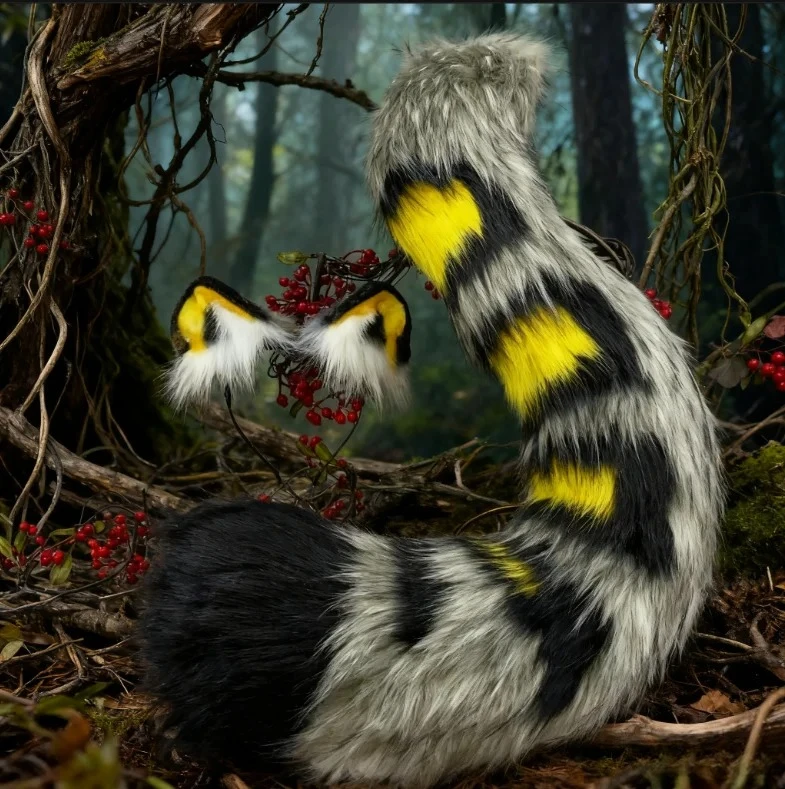 

New Tiger Snow Leopard Leopard Big Cats Halloween Prop Headband Cat Ears Cosplay Animal Ears Headwear Kawaii Lolita Headband Fox