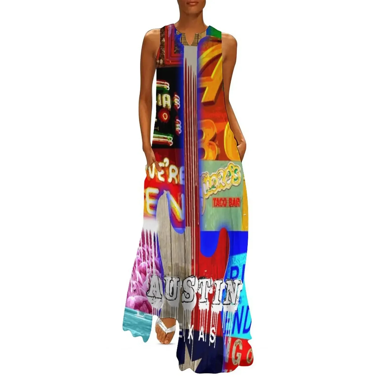 

South Austin Long Dress women dresses Evening gown Woman fashion Dress