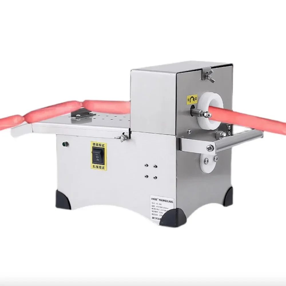 

Latest Model Desktop Sausage Ham Binding Machine Tying Twisting Hot Dog Knotting Linking Equipment Binder Linker Of Hams