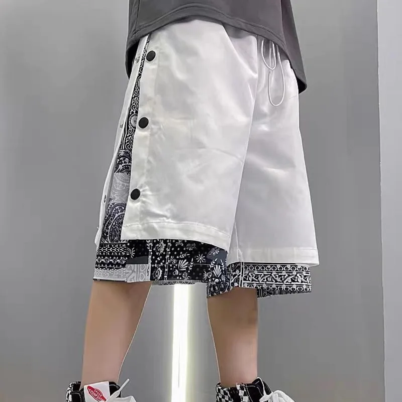 Pantalones de verano para niños, ropa para niños, baile callejero Hip-hop, tendencia urbana explosiva, pantalones cortos de cinco puntos