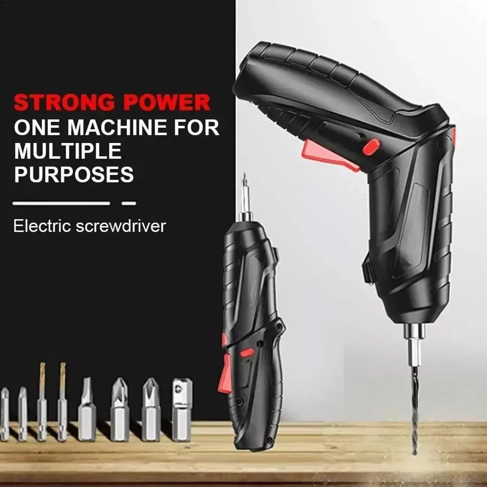 

USB Rechargeable Electric Screwdriver Kit 47pcs with Driver Bit Set Small Cordless Screwdriver Set Hard Carrying Case Included