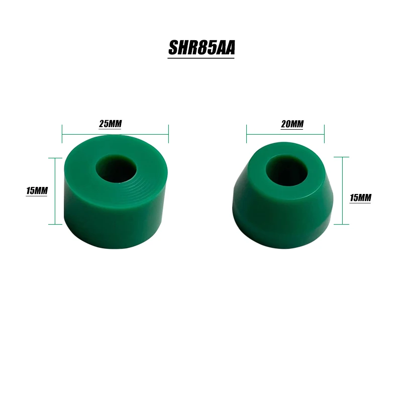 SHR85AA 15X15mm PU bushing for Surfboard Longboard Skateboard Truck Bushing cone pushing