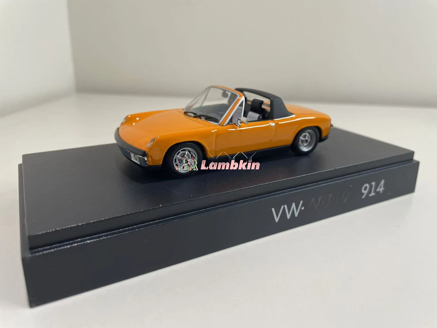 Origineel 1/43 VW 914 zeldzame cabriolet klassieke auto Model niet te openen Collectible Memorial Miniatuur