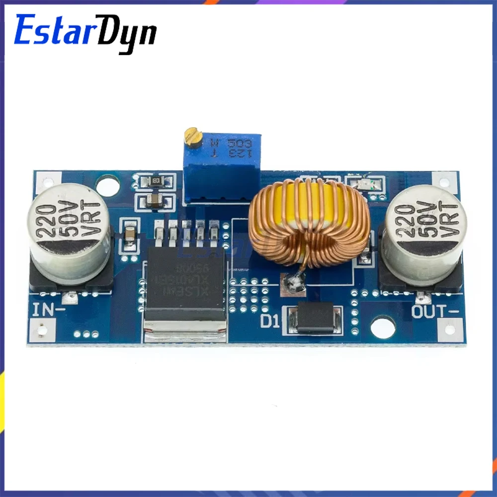 5A XL4015 DC-DC 4-38V to 1.25-36V 24V 12V 9V 5V Step Down Adjustable Power Supply Module LED Lithium Charger With Heat Sink