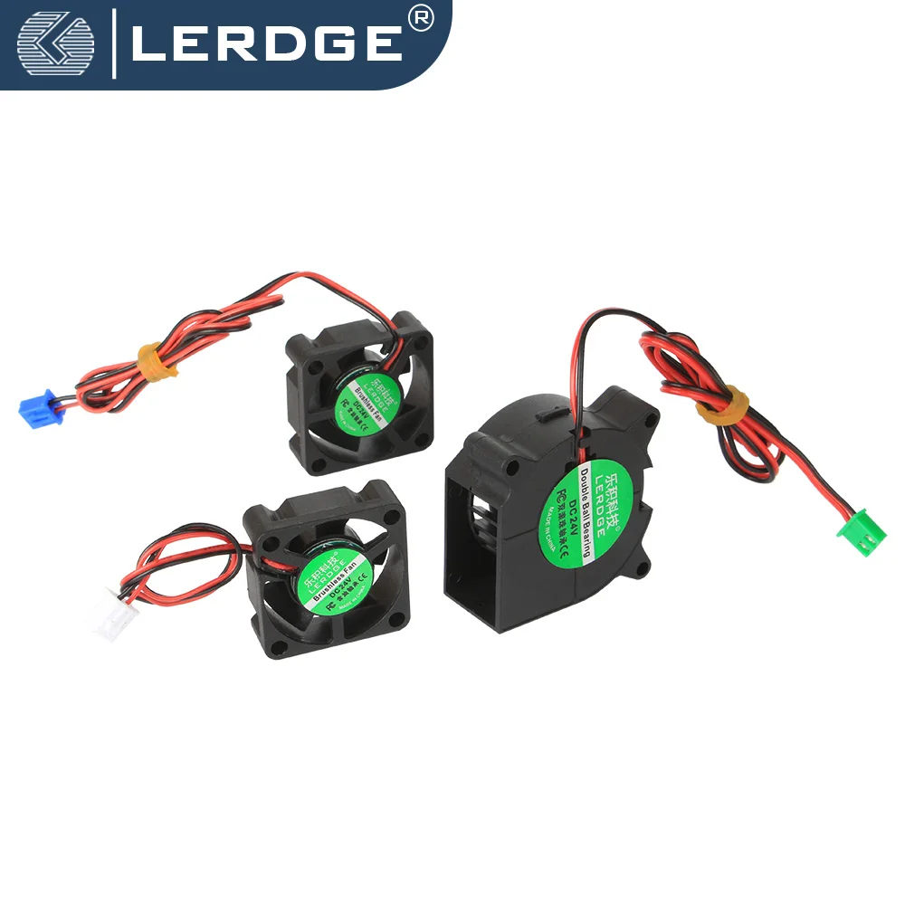 

3010/4020 двойной шаровый охлаждающий вентилятор 24V 3D принтер аксессуары 2Pin 40*40*20MM 15/50 длина линии для DIY IX Extruder Ender 3