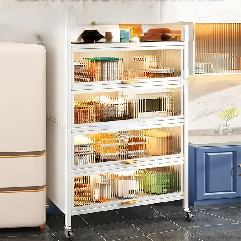 Hot SalesLarge Living Room With Door Kitchen Shelf Minimalist Storage Holders & Racks Customized Logo Multifunction Home Kitchen