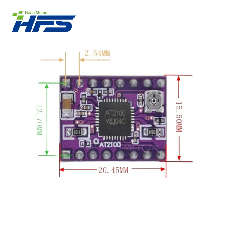 At2100 Stepstick Stepper Motor Driver Module In Plaats Tmc2100 Tmc2208 Met Heatsink Super Stil Voor 3d Printing Moederbord