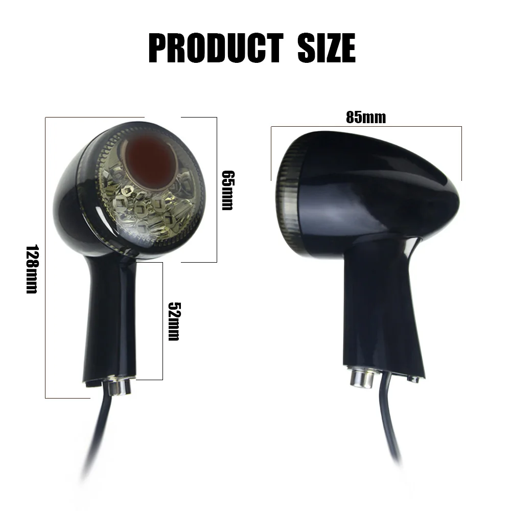 Motorcycle LED Rear Turn Signal Indicator Brake Light For Harley Sportster XL 1200 883 48 Forty Eight Custom Nightster 1992-2022