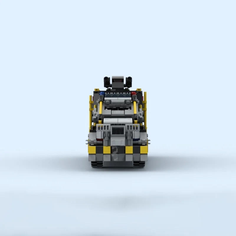 688 stücke MOC Doomsday Stil Bewaffneter Polizeiwagen Carsed Modell Bausteine Montieren Weihnachten Geschenk DIY Idee Ziegel Kinder Spielzeug Geburtstag