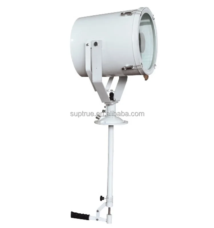 Marine Boat ABS Certificated Toughened Glass Lampshade Outdoor Use 1000W TG27 IP56 Waterproof Rotating Search Light For Sale