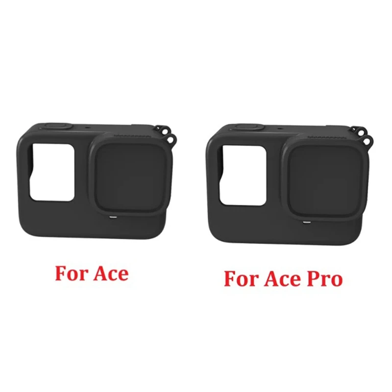 Silicone Protector For Insta360 Ace Pro Body Cover Lens Cover For Insta 360 Replacement Parts Accessories