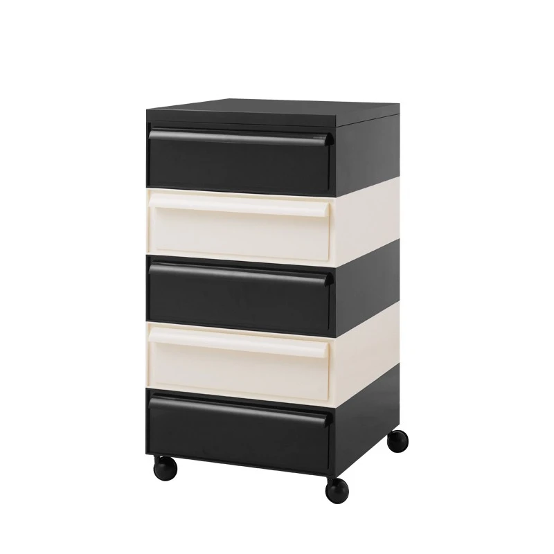 

Used bedside tables and under-desk drawer storage cabinets are movable and multi-layered