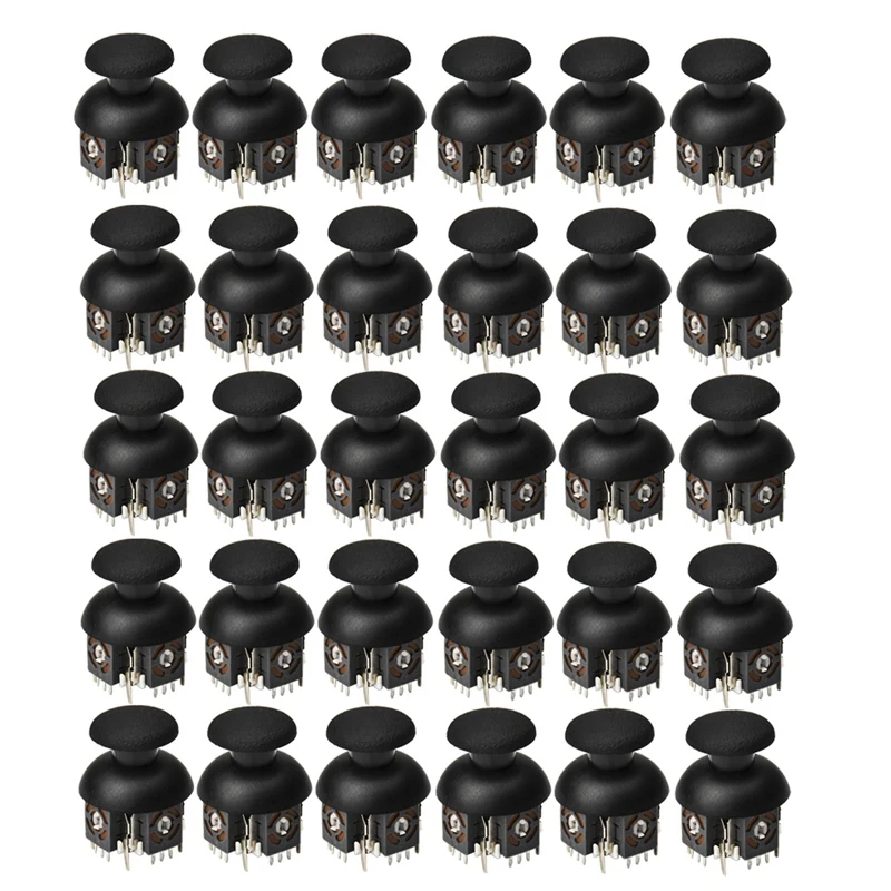 30PCS 3D Joystick Potentiometer+Joystick Cap For PS2/ 360 Game Controller 3D Analog Joystick B10K For  360