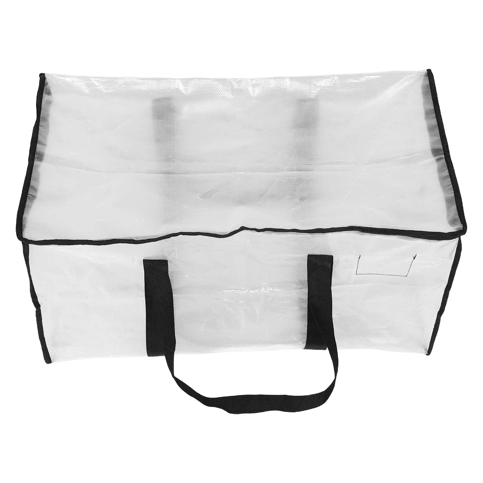 

Heavy Duty Blanket Storage Tote Bag Large Capacity Waterproof Storage Organizer Comfortable Handles for Clothes Bedding Moving