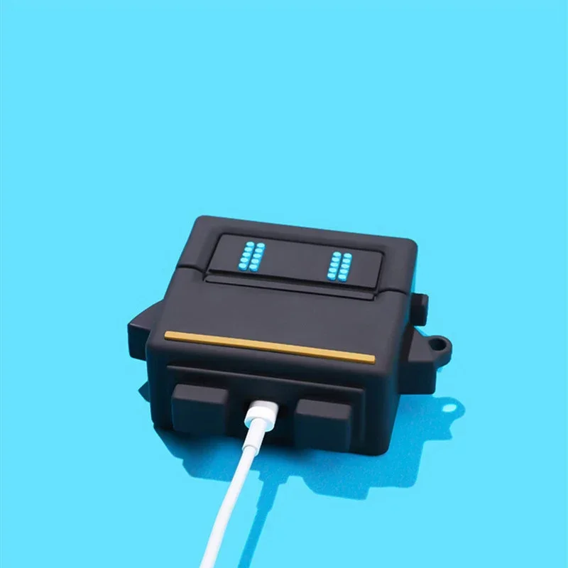 Funda de auriculares Retro 3D para Airpods 1, 2, 3, 4 Pro 2, caja para auriculares inalámbricos, controlador de juego de cámara, funda protectora de silicona suave