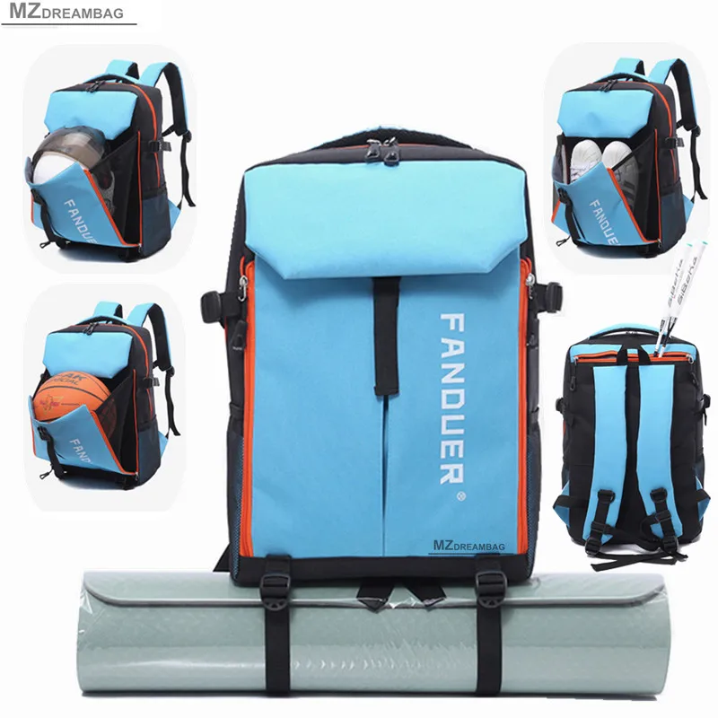 Sports Backpacks For Travel Suitcases Women Fitness Handbag Golf Shoes Packing Large Basketball Training Weekend Men's Gym Bag