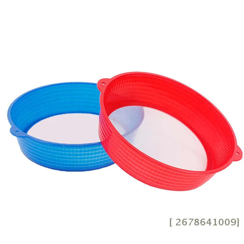 ❀Kitchen Plastic Flour Sieve, Fine Mesh Baking Sifter for Home Bakers & Pastry Making|〔YY33〕