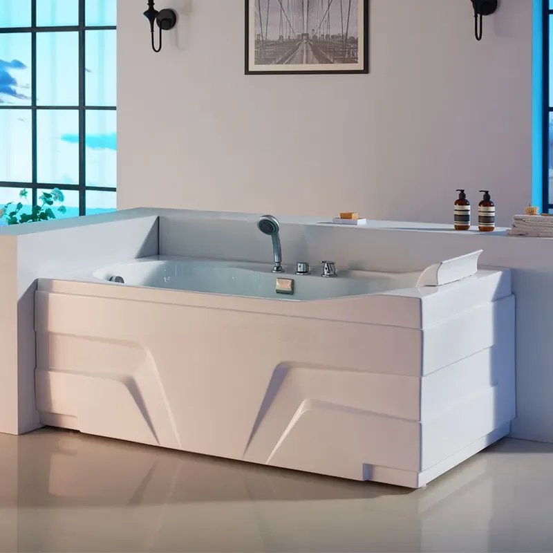 for 1.61m Spa Surfing Acrylic Bathtub Factory Price Direct Sales Spot Export to South East Asia with Physical Video