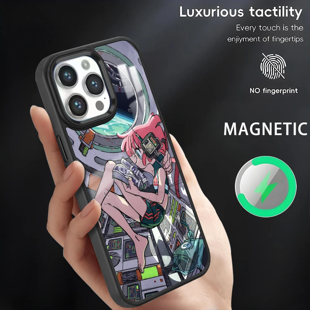 

Z-Zutomayo cool japan singer Phone Case For iPhone 16 15 14 13 12 11 Pro Max Plus Mini Magnetic Magsafe Wireless Charging Cover