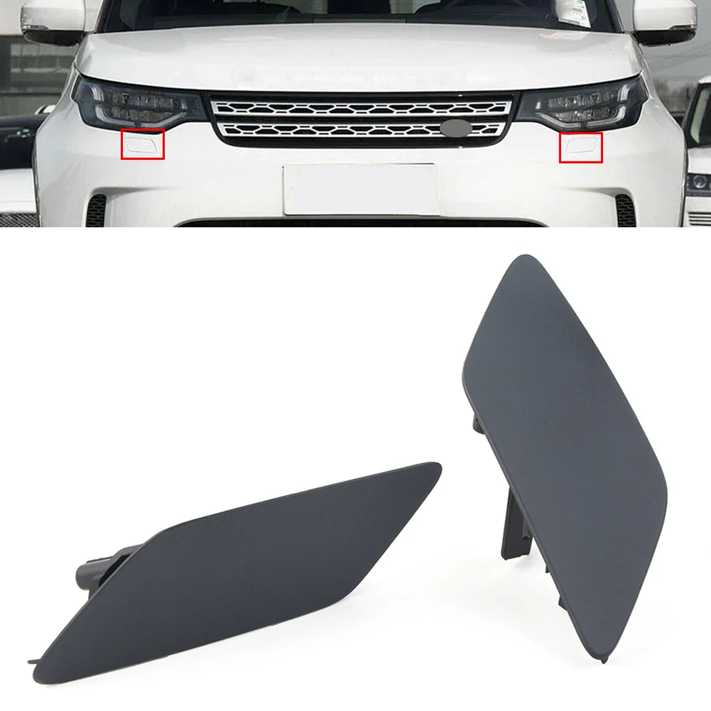 1 pasang lampu depan mobil penutup kepala lampu mesin cuci topi untuk Land Rover Discovery 2017 2018 2019 2020 LR083110 LR083109