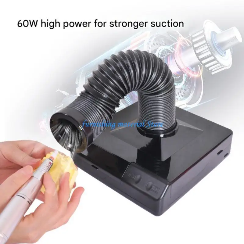 y5gd-人間工学に基づいた-60-ワットはんだヒュームアブソーバー-15-センチメートル作動距離はんだごてヒューム抽出器精密作業用