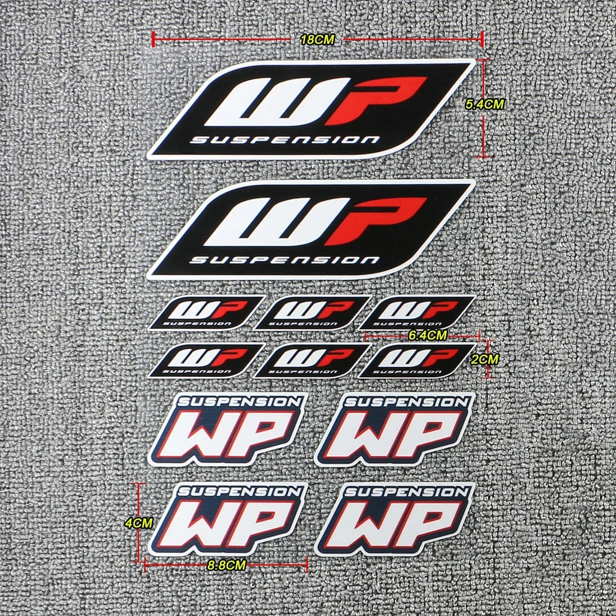 Reflective WP Suspension Sticker Shocker Damper Decal For Duke KTM 200/390/690/990/1090/1190/1290 Kawasaki Honda