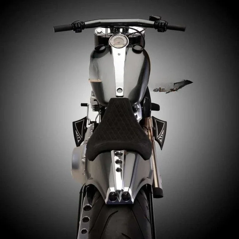 Modified 2-inch straight handle imported from Europe, soft tail, breaker super thick handlebar