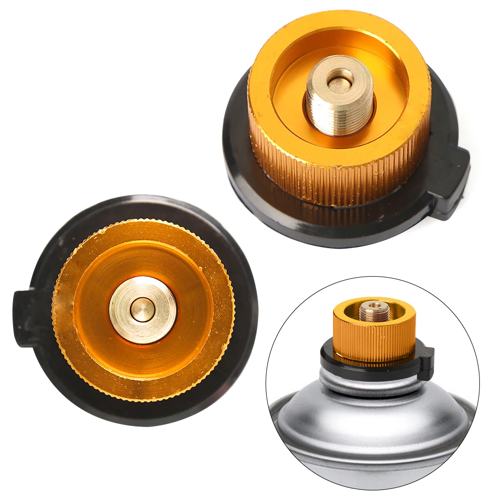 في الهواء الطلق موقد للتخييم خزان الغاز محول موقد غاز حديدي تحويل رئيس نزهة موقد البروبان عبوة محول محول لوازم التخييم #3