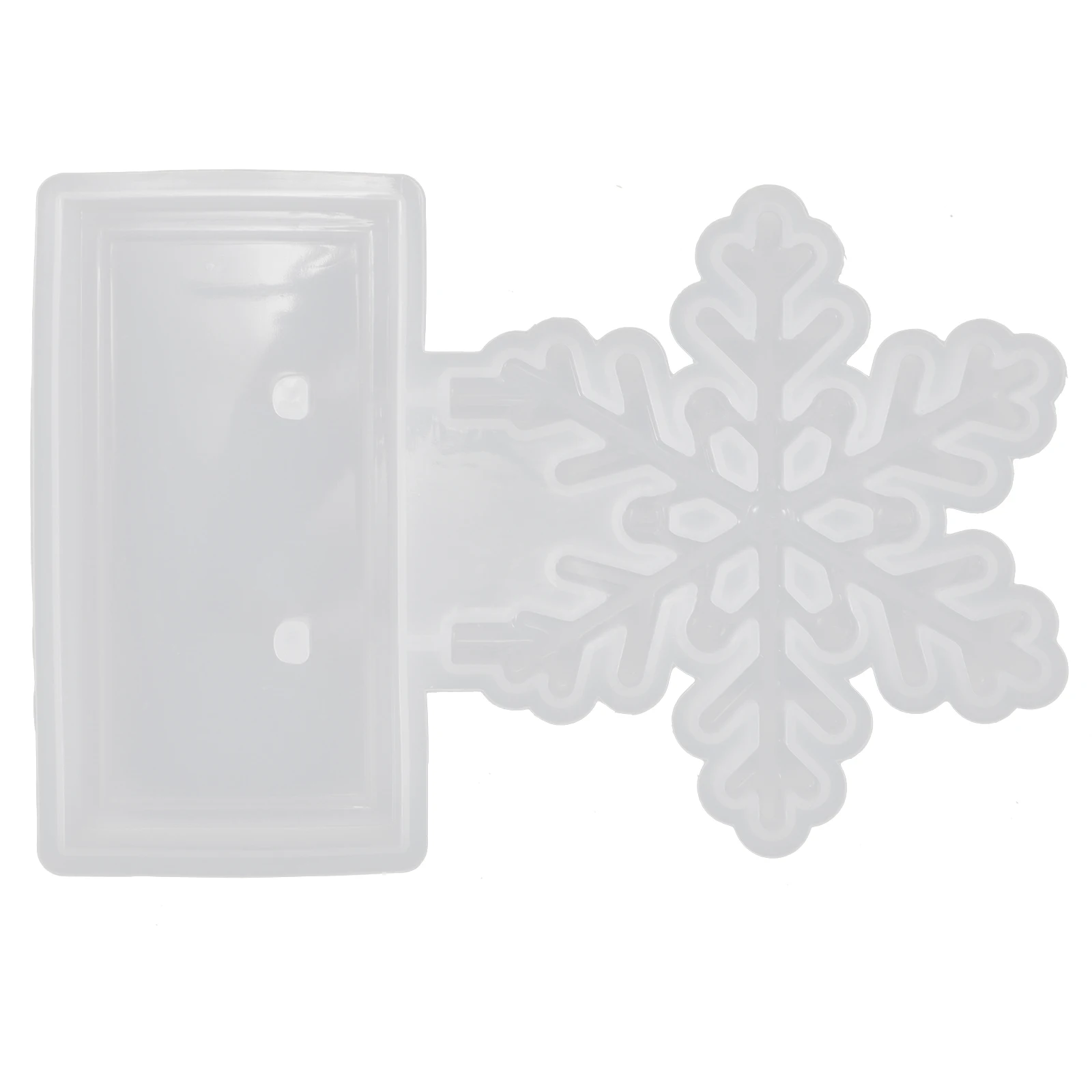 

Snowflake nament Christmas Snowflake Shape Silicone for DIY Epoxy Mold H Epoxy Resin Decor Flexible Portable
