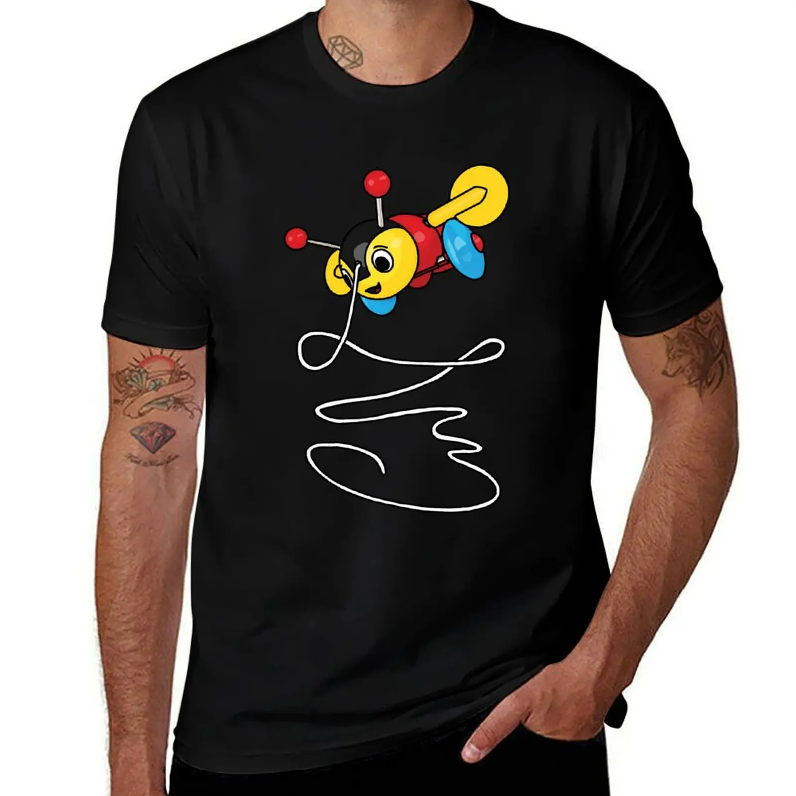 Buzzy Bee Kiwiana T-Shirt Retro Graphic Print T-Shirt