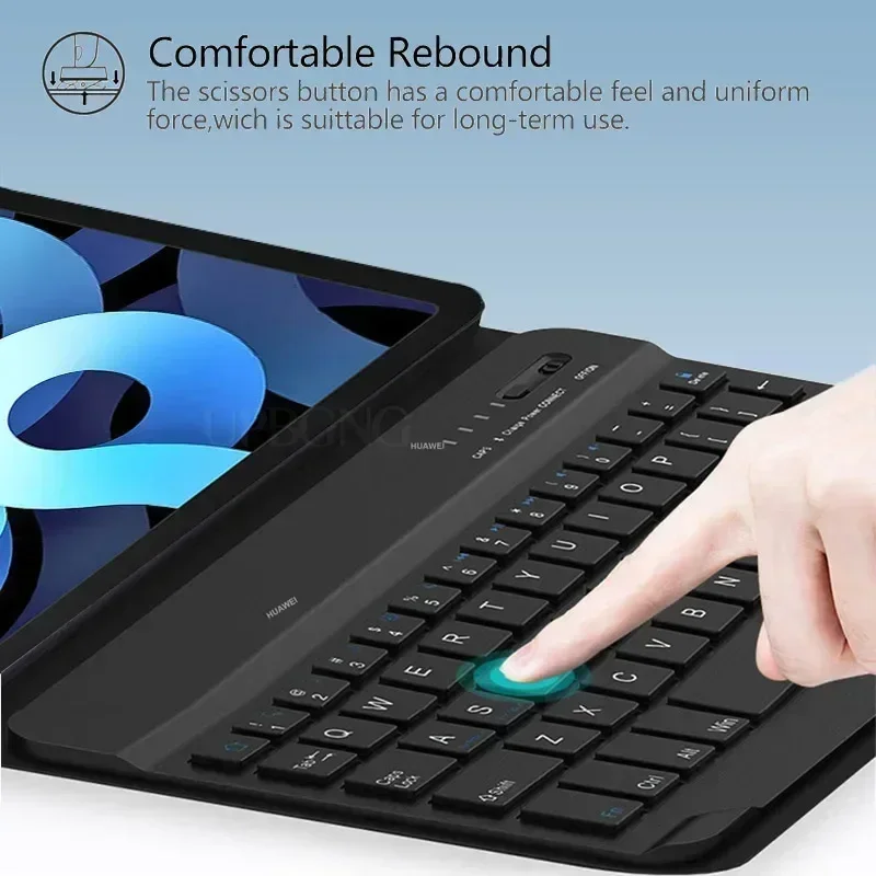 Capa de teclado para honor case pad x8a 11 polegadas 2024 com teclado bluetooth tablet case para honor pad x8a 11 "funda