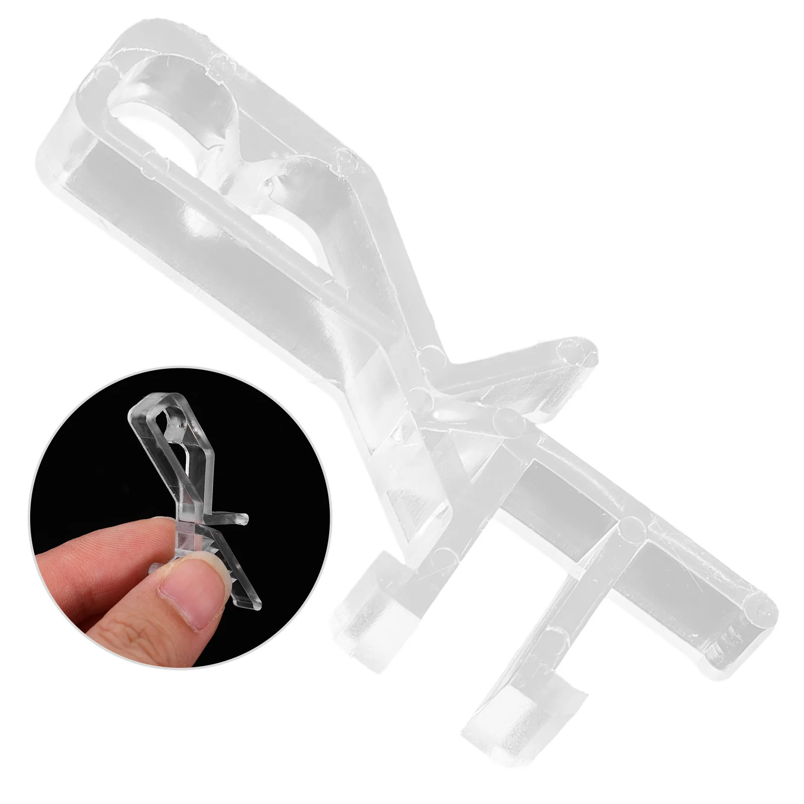 

20 Pcs Blind Clip Valance Clips Replacement Curtain Accessories Blinds Vertical Parts Window Office Retainers Securing