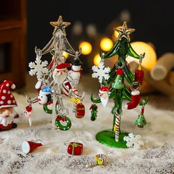 Glass Ornaments Christmas Day Crystal Christmas Tree Home Decoration Christmas Series Crystals Room Decorations for Gift