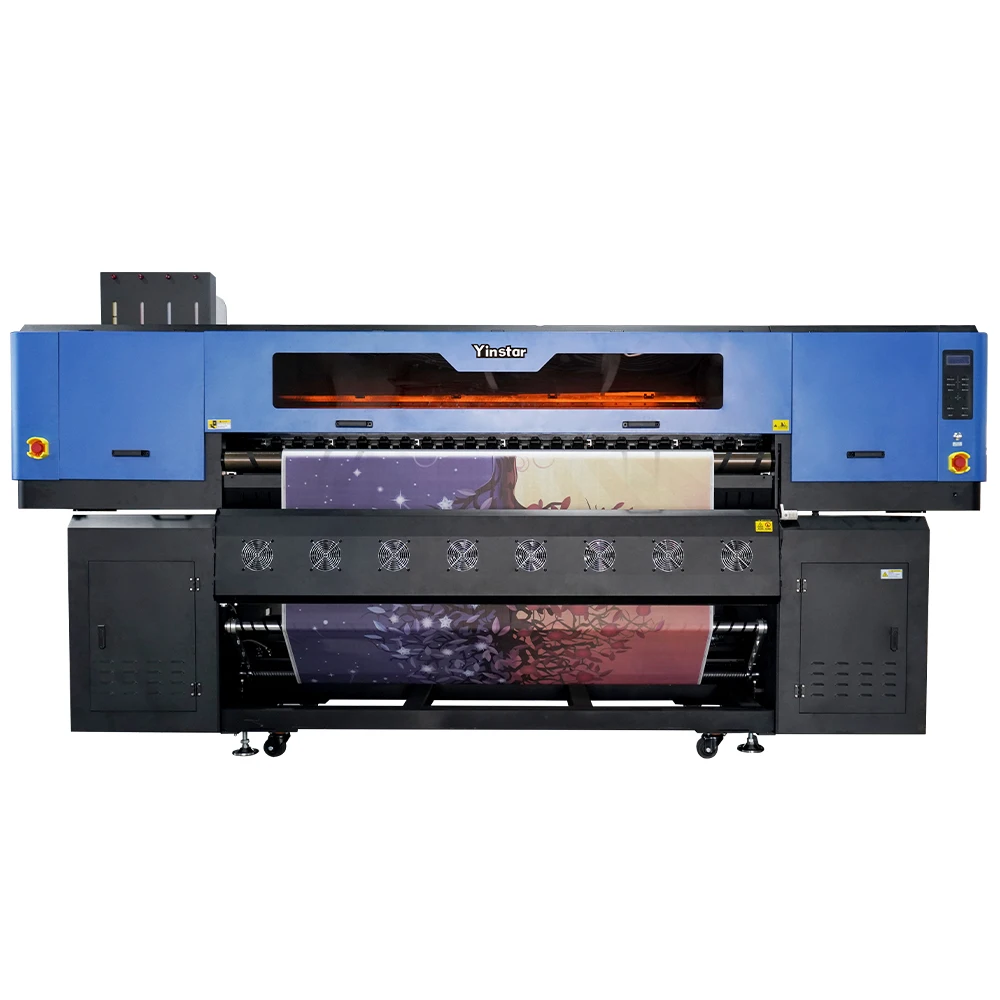 for 1.85m speed stable 8 I3200A1 head digital wide format fabric sublimation printer printing machine price with air tension bar