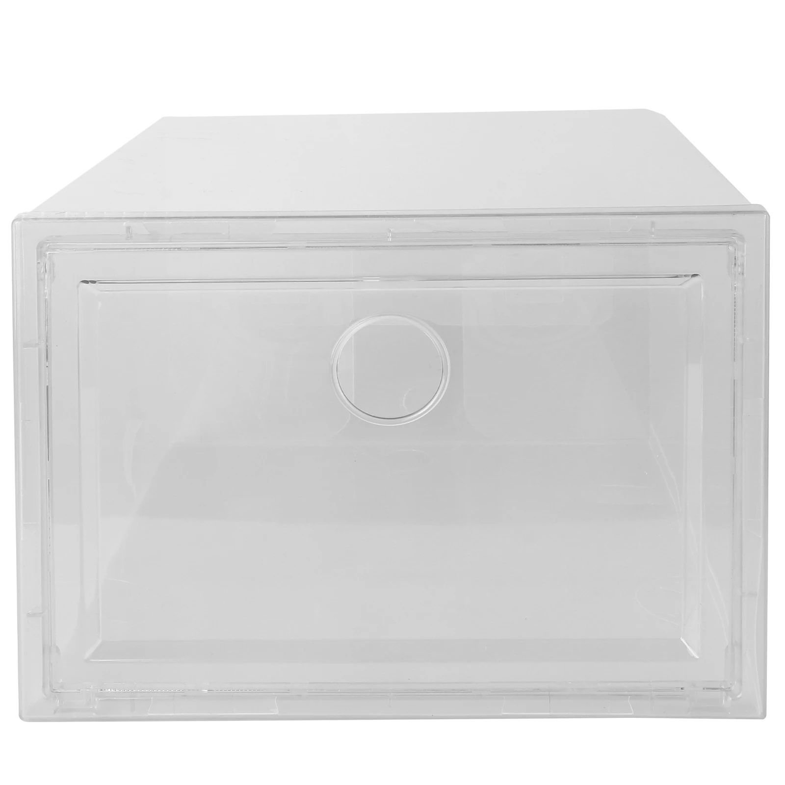 

Clear Shoe Storage Boxes Stackable Dust-proof Drawers Simple Shoes Case Convenient