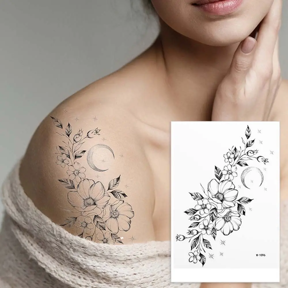 Foot Arm Butterfly Jellyfish Snake Waterproof Flower Tattoo Stickers Fake Tattoo Stickers Tattoo Decals Temporary Tattoos