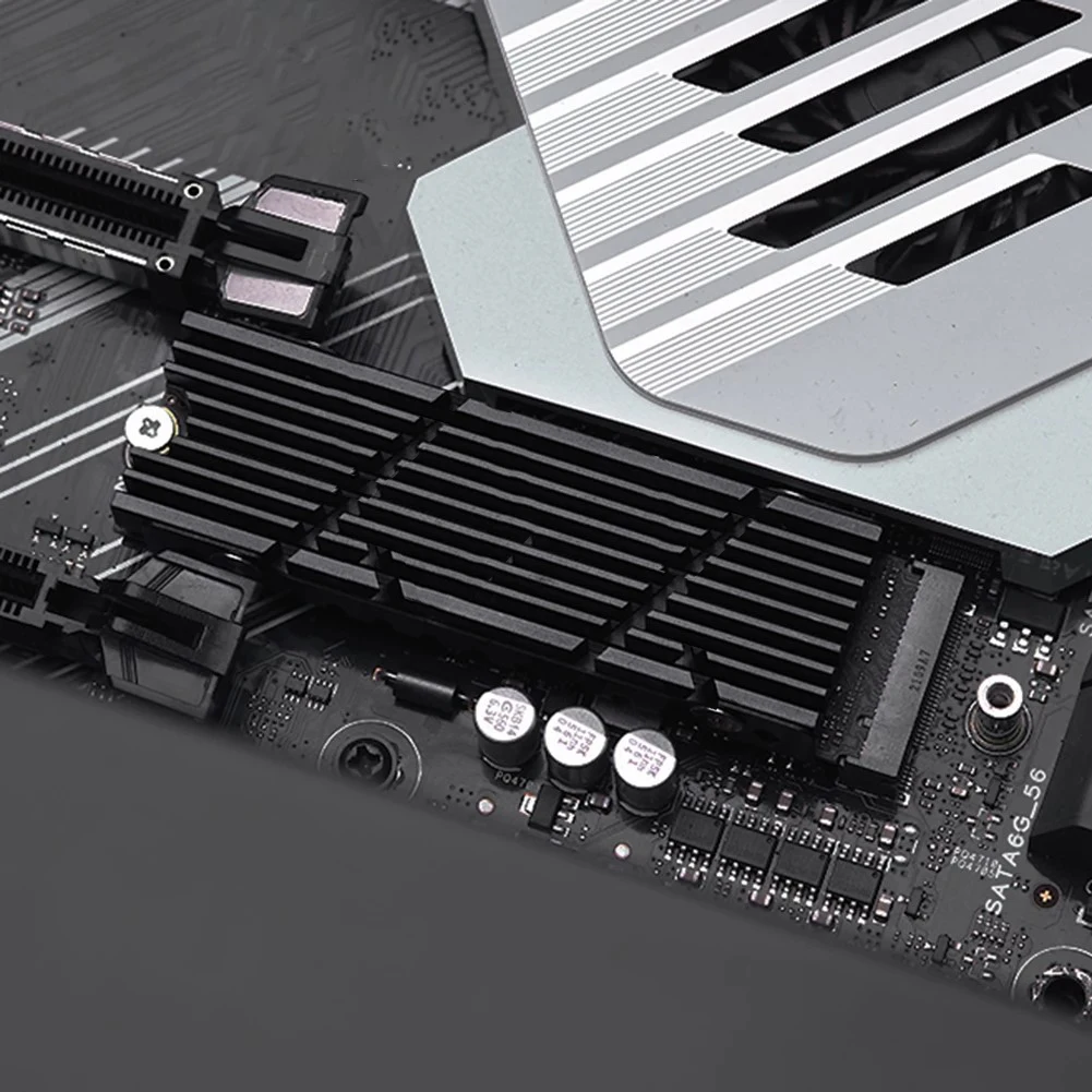 GPUHOLD M.2 SSD HeatSink koellichaam NVME NGFF 2280 SSD Harde Schijf Aluminium Koellichaam Radiator Thermische Koeling Pad Desktop PC PS5