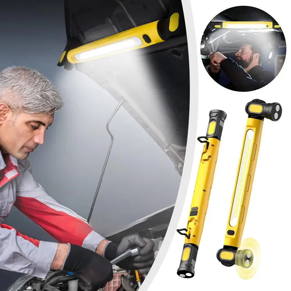 

Супер яркий магнитный рабочий фонарь для аварийного обслуживания, портативный многофункциональный рабочий фонарь для нижнего белья, ремонт автомобиля, наружное освещение