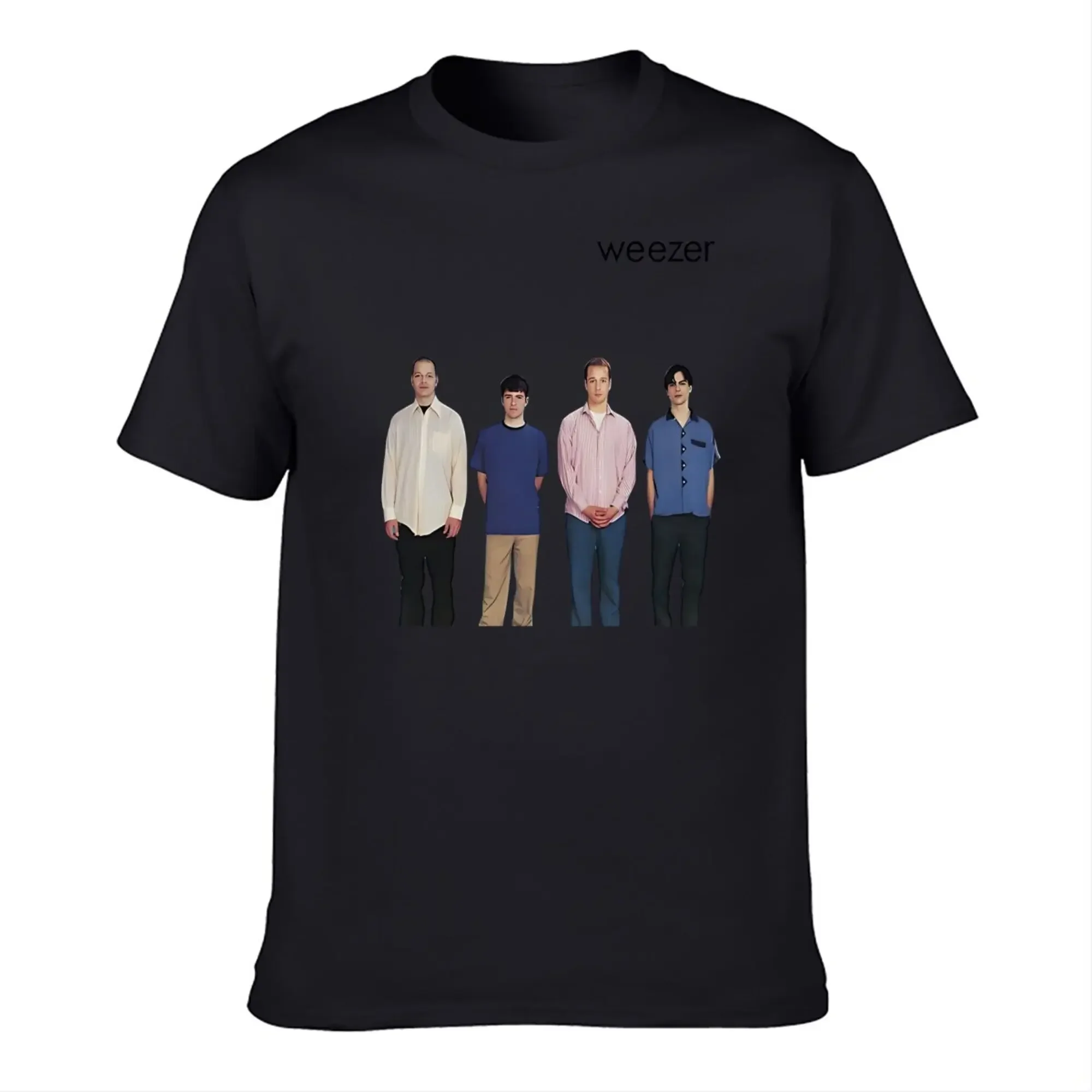 Summer Classic Weezer 1994 Album Band Shirt Classic Royal Blue unisex, casual fashion crew-neck T-shirt 100% cotton image 3