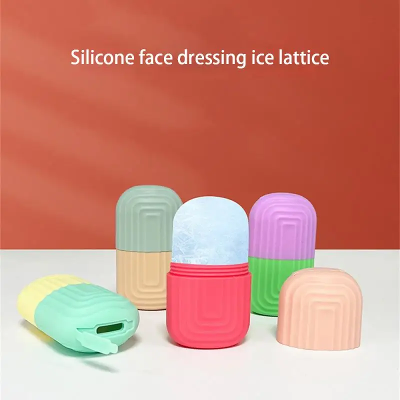 Silicone Ice Cube Trays Beauty Lifting Ice Ball Face Massager Contouring Eye Roller Facial Treatment Reduce Acne Skin Care Tool