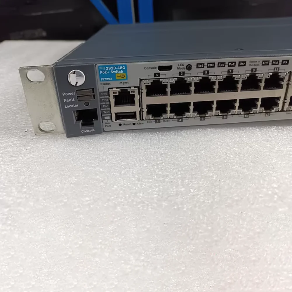 

J9729A 2920-48G 48 Port Gigabit Ethernet POE Powered 4 SFP Network Switches 100% Tested Fast Ship Perfect Work