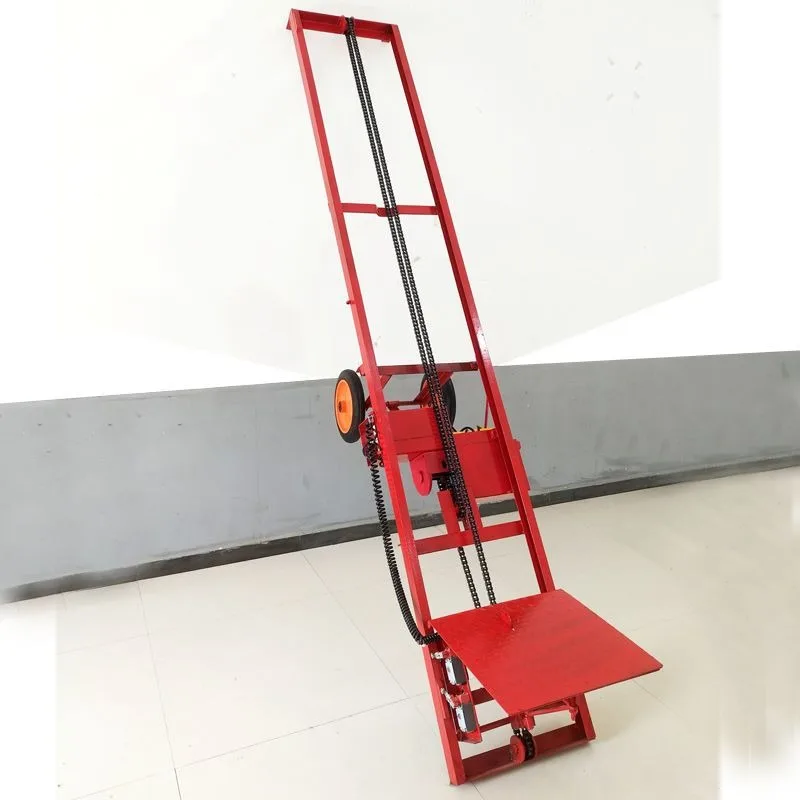 Automatic Loader Grain Loading Machine Fish Pond Fish Loading Machine Electric Lift Foldable Construction Brick Elevator Hoist