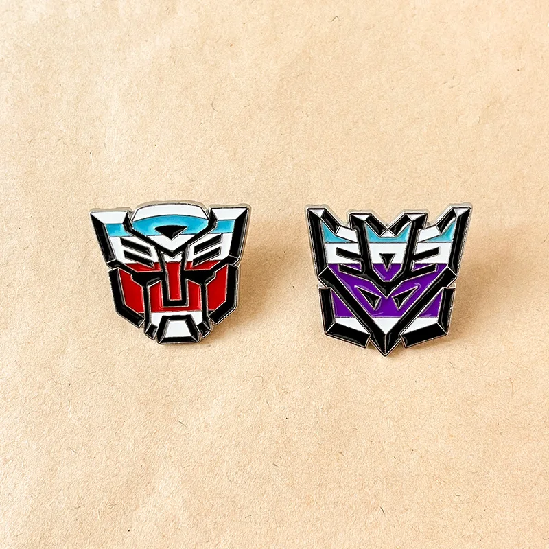 Transformers Optimus Prime Enamel Pin Cute Brooches For man Lapel Pins Badge Megatron Collectors Fashion Accessory gift view 3