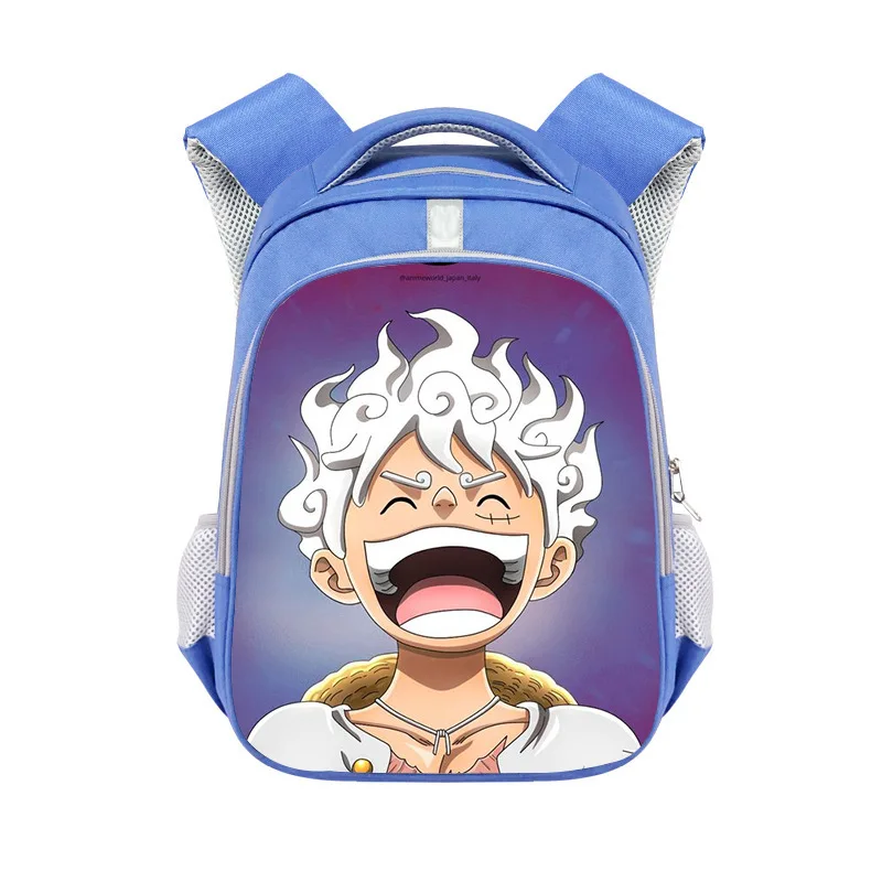 One Piece New Cartoon Student Schoolbag Large Capacity Casual and Lightweight Shoulder Pad Cute Waterproof Backpack