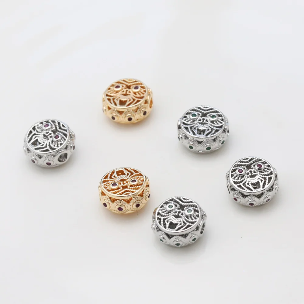 

Сердечный дизайн 40 шт. 11*11 мм фурнитура для ювелирных изделий/медь/браслеты аксессуары/ручная работа/позолота/разделители бусины # 195068