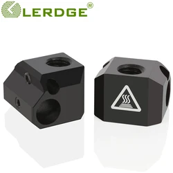 LERDGE J-head Aluminium Copper Heat Block Break TV6V2 for E3d V6 M6 Nozzles 3D Printer Accessories And Extruder Print Heads Part
