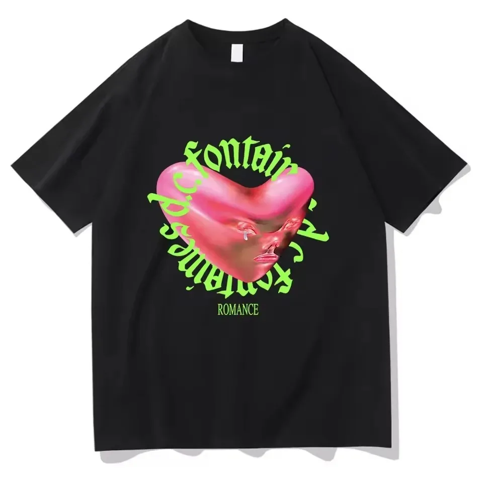 

Fontaines D.C. Романтическая мужская одежда, футболка Homme, новинка, топ и футболки, пуловер с короткими рукавами и круглым вырезом, футболка с принтом